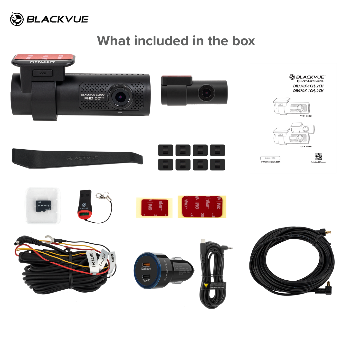 BlackVue DR770X-2CH II Package