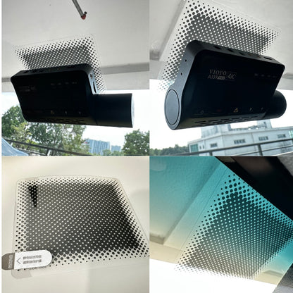 Dash Cam Static Film / Electrostatic Sticker (New Grid Type)