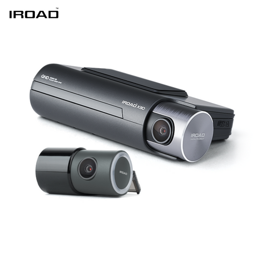 IROAD X30 DASH CAM 2CH - Built-in GPS & Cloud