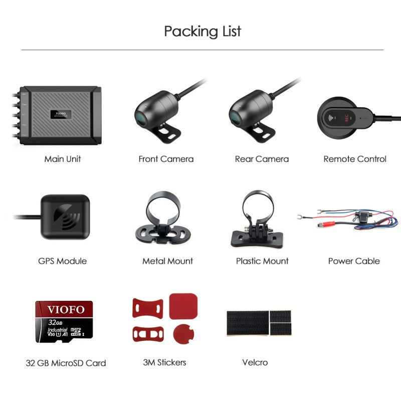 VIOFO MT1 MOTORCYCLE DASH CAM