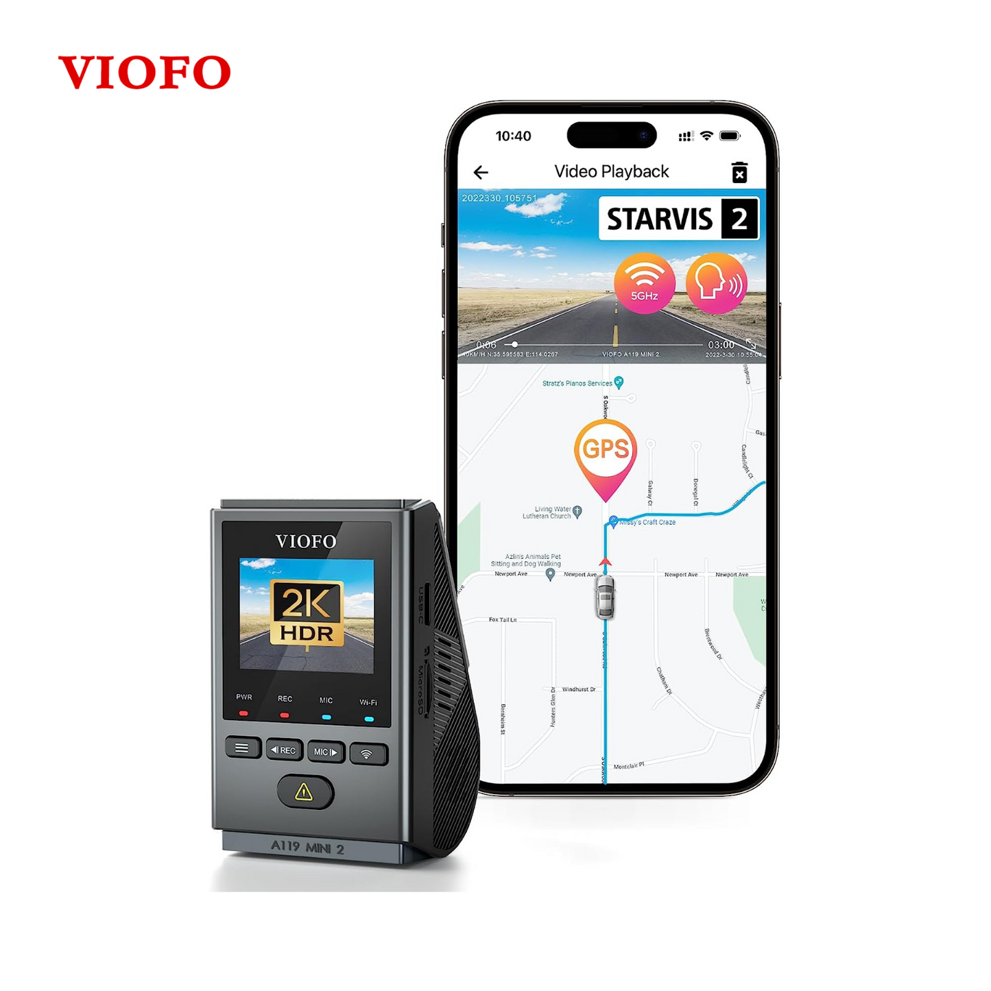 VIOFO A119 MINI2 DASH CAM