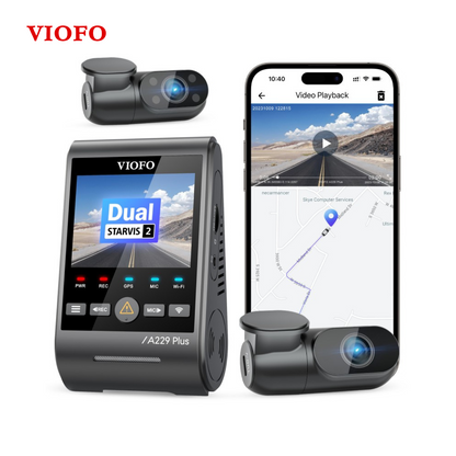 VIOFO A229 PLUS 3CH DASH CAM I 2K+2K+1080P I STARVIS 2