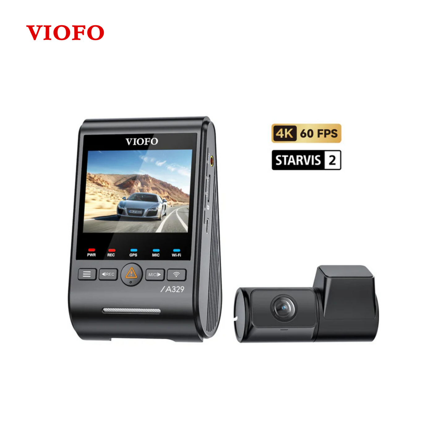 VIOFO A329 2CH DASH CAM I 4K 60FPS