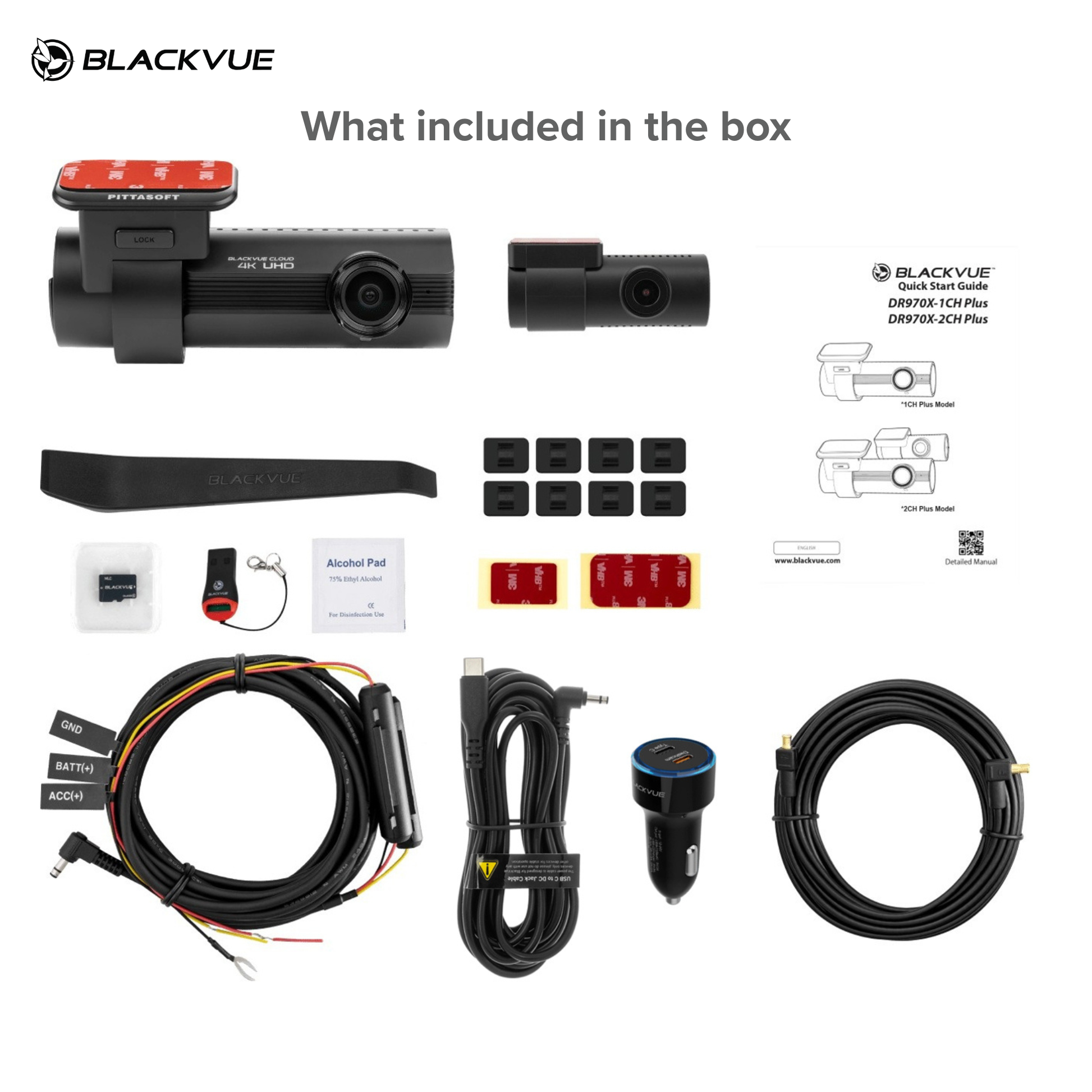 Blackvue What included in the box
