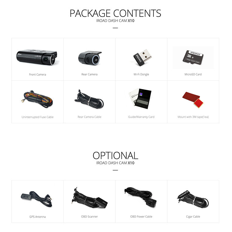 IROAD X10 4K DASH CAM